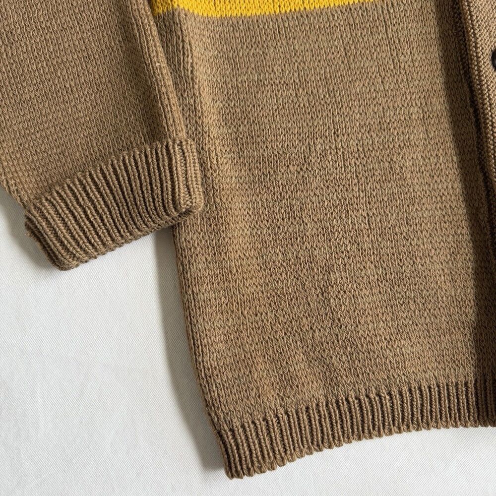 Vintage 70s Pendleton Wool Sweater High Grade Western Wear Navajo Aztec Cardigan - Picture 5 of 9